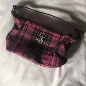 Pink and green plaid Coach bag!